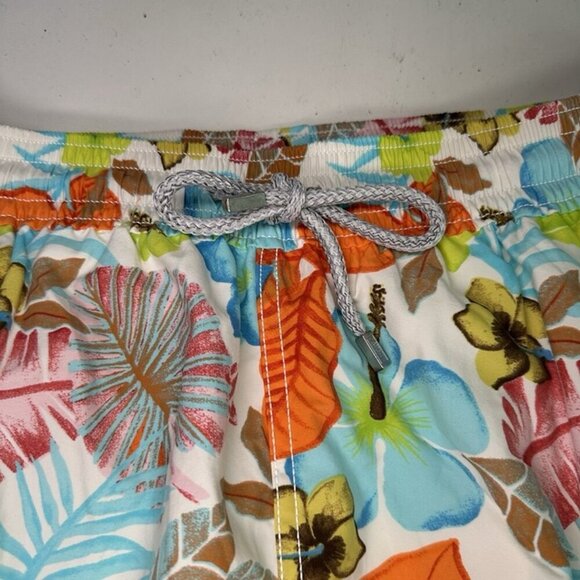 Vilebrequin Mens Swim Trunks Swimwear Lined Floral Flower Pattern Sz XXXL 3XL - Picture 3 of 8